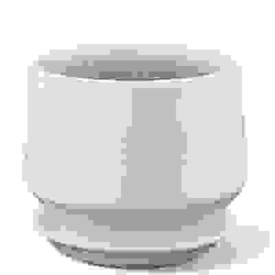 Горшок для цветов глянец Диана белый d10/h9см (ГЛ701/1)