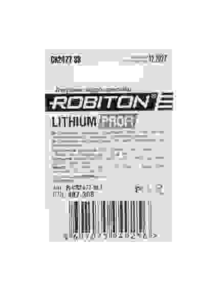 Элемент питания Robiton PROFI R-CR2477-BL1 (14632) для сварочных масок