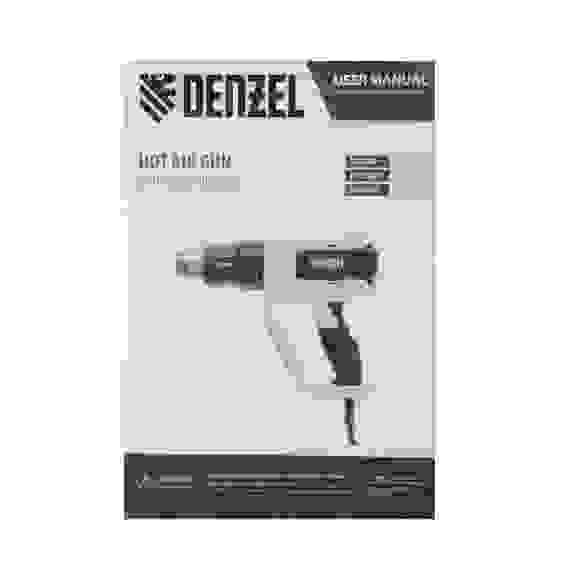 Фен технический HG-2000E, 2000 Вт, 2 режима, LCD дисплей// Denzel