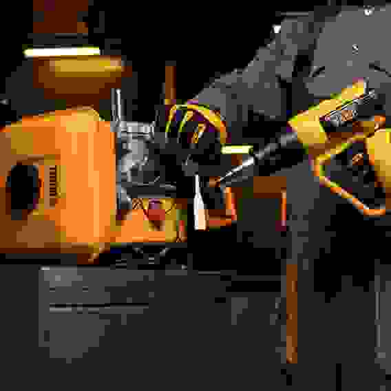 Фен технический HG-2000E, 2000 Вт, 2 режима, LCD дисплей// Denzel