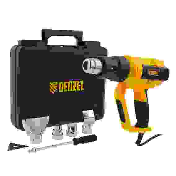 Фен технический HG-2000E, 2000 Вт, 2 режима, LCD дисплей// Denzel