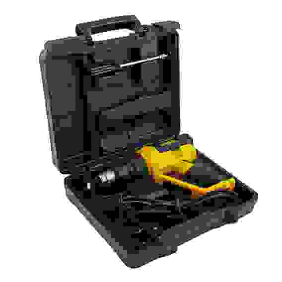 Фен технический HG-2000E, 2000 Вт, 2 режима, LCD дисплей// Denzel