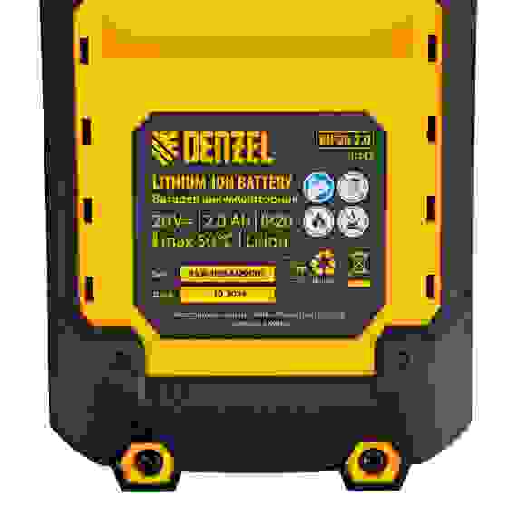 Батарея аккумуляторная BH-20-2.0, Li-Ion, 20 В, 2,0 Ач// Denzel