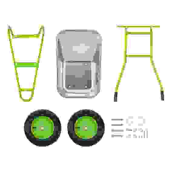 Тачка садово-строительная двухколесная, объем 110 л, 230кг// СИБРТЕХ