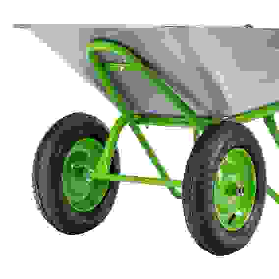 Тачка садово-строительная двухколесная, объем 110 л, 230кг// СИБРТЕХ