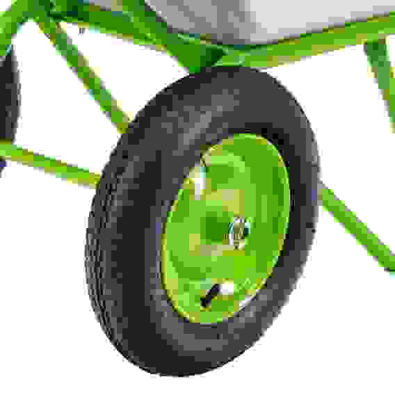 Тачка садово-строительная двухколесная, объем 110 л, 230кг// СИБРТЕХ