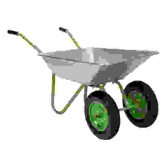 Тачка садовая двухколесная, объем 65 л, 120кг// СИБРТЕХ