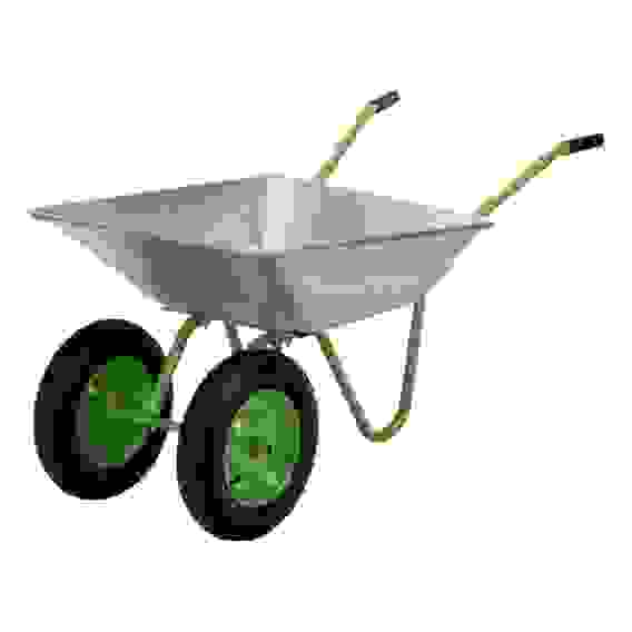 Тачка садовая двухколесная, объем 65 л, 120кг// СИБРТЕХ