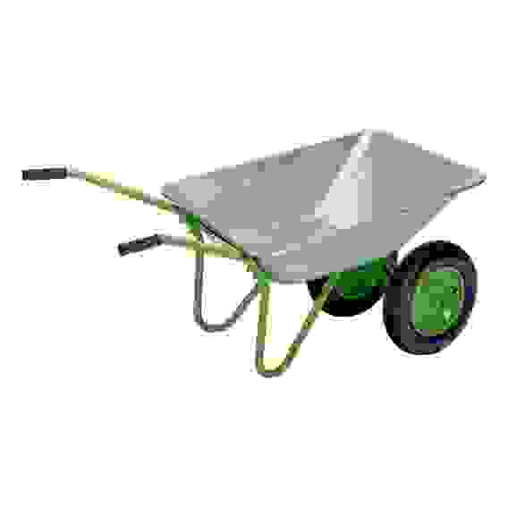 Тачка садовая двухколесная, объем 65 л, 120кг// СИБРТЕХ