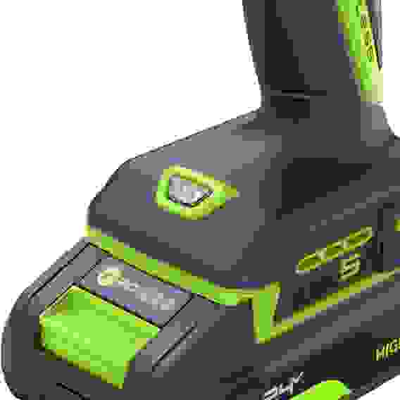 Дрель-шуруповерт акк. Greenworks DD560, 24V, б/щет, 0-500 / 0-2000 об/мин, 30/60 Нм,13мм, Anti-kickb