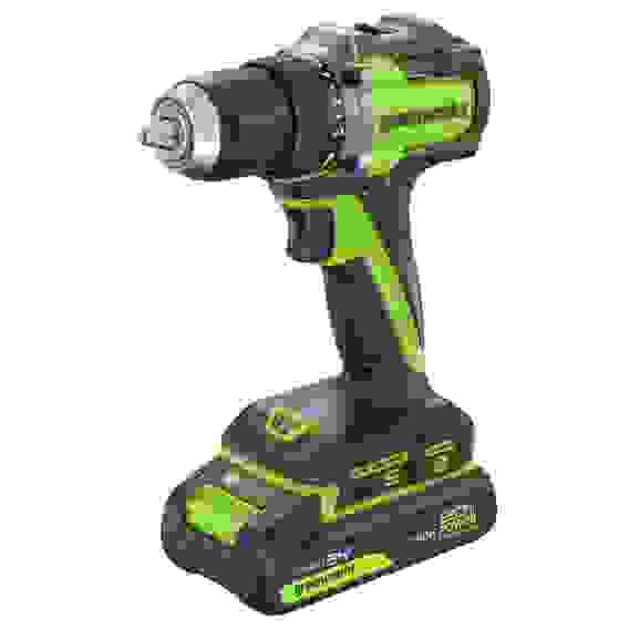 Дрель-шуруповерт акк. Greenworks DD560, 24V, б/щет, 0-500 / 0-2000 об/мин, 30/60 Нм,13мм, Anti-kickb