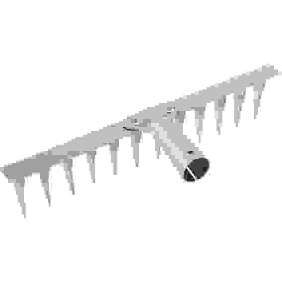 Грабли 12-зубые витые, 290 мм, нерж. сталь, без черенка Россия