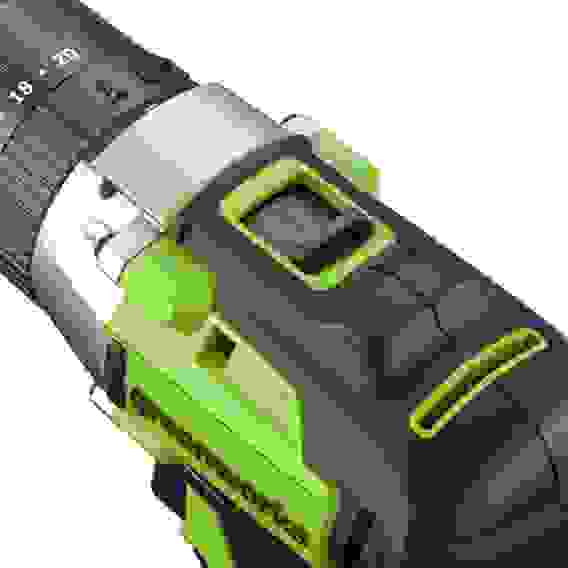 Дрель-шуруповерт ударная акк. Greenworks GD24DD60, 24V, б/щет, 0-450 / 0-1700 об/мин, 30/60Нм,1х4Ач,