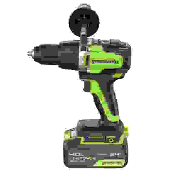 Дрель-шуруповерт ударная акк. Greenworks GD24DD140, 24V,б/щет,0-550 / 0-2100 об/мин,70/140Нм,Anti-ki