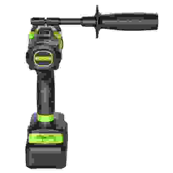 Дрель-шуруповерт ударная акк. Greenworks GD24DD140, 24V,б/щет,0-550 / 0-2100 об/мин,70/140Нм,Anti-ki