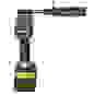Дрель-шуруповерт ударная акк. Greenworks GD24DD140, 24V,б/щет,0-550 / 0-2100 об/мин,70/140Нм,Anti-ki