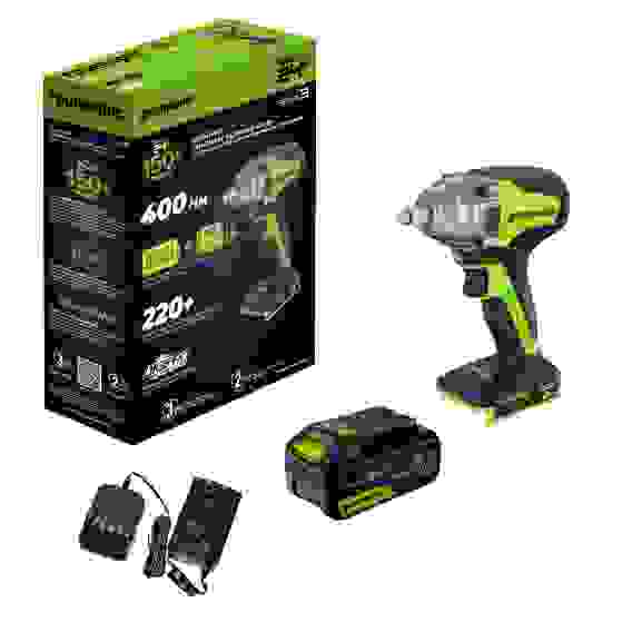 Гайковерт ударный акк. Greenworks GD24IW400, 24V,б/щет,1/2'', 400Нм,1х5Ач,ЗУ,кор