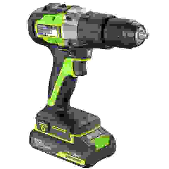Дрель-шуруповерт ударная акк. Greenworks GD24DD60, 24V, б/щет, 0-450 / 0-1700 об/мин, 30/60Нм,2х2Ач,