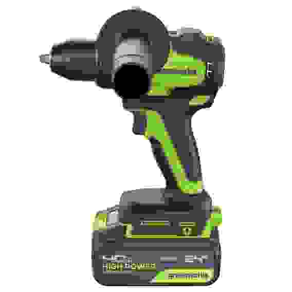 Дрель-шуруповерт акк. Greenworks GD24DD90, 24V, б/щет, 0-550 / 0-2100 об/мин, 45/90Нм,2x4Ач,ЗУ,кор
