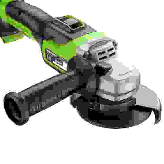 Углошлифмашина акк.Greenworks,GD24AG. 24V, бесщеточная,125 мм, 10500 об/мин, c 1хАКБ 5 Ач и ЗУ