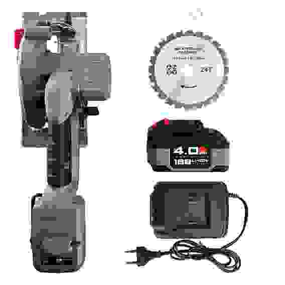 Пила циркулярная Акк бесщ PROFIPOWER DHS-20B (20В,Li-ion-1шт,4.0Ач,140мм,6700об/мин, з/у, в кор)