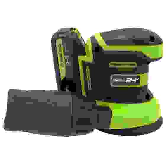 Шлифмашина акк. эксцентр Greenworks OS325, 24V, 125 мм,1х2Ач, ЗУ,кор