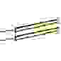 Дневные ходовые огни, LED 28шт, метал. корп., 170мм, 12V, белый, 2шт. ЕРМАК