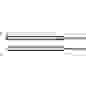 Дневные ходовые огни, LED 28шт, метал. корп., 170мм, 12V, белый, 2шт. ЕРМАК