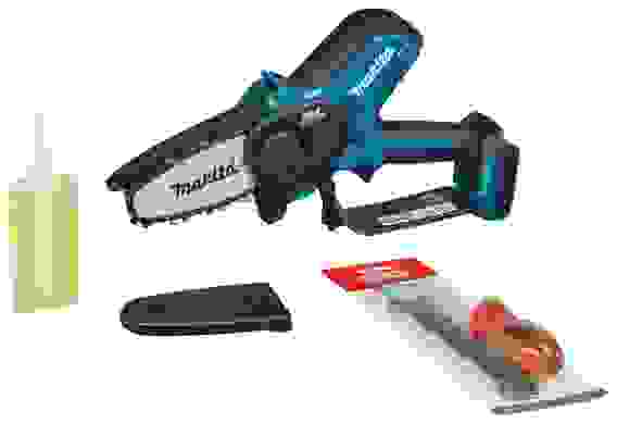 Пила цепная аккум. LXT BL 18В, 320Вт,4\"/10см, 0,325\", 1,1мм, 8м/с, XPT Makita
