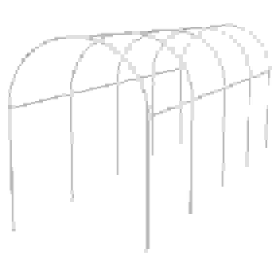 Каркас парника пластиковый 500 х 110 х 120 см, дуга d20мм, белый// PALISAD