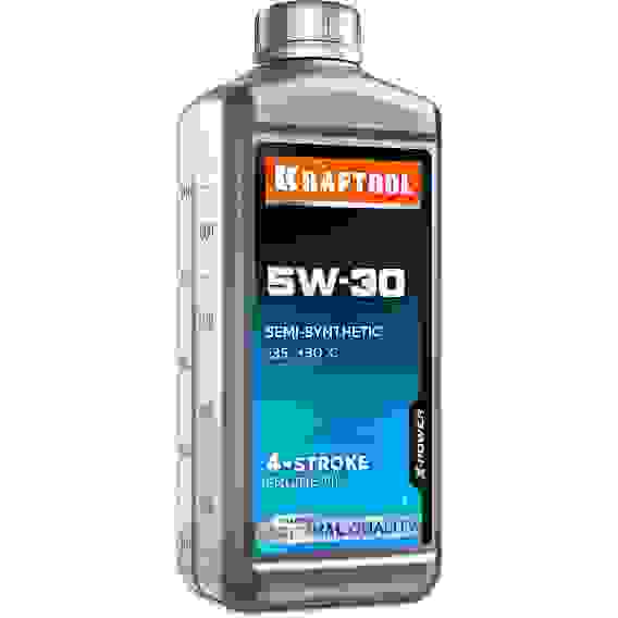 Масло KRAFTOOL 5W-30 п/синтетич.зимнее для 4-такт двигателей.1л (марка)