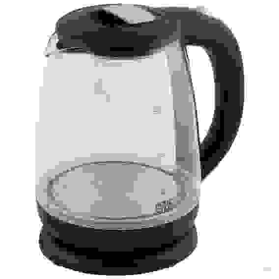 Чайник Homestar HS-1018 (1,8 л) стекло, пластик черный