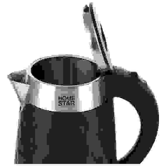Чайник Homestar HS-1021 (1,7 л) черный, двойной корпус