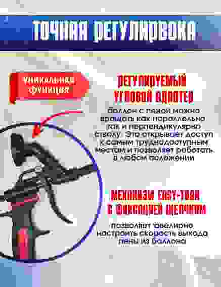 Пистолет для монтажной пены МС08В