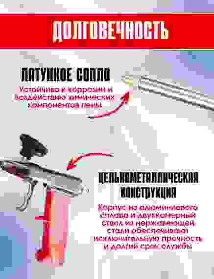 Пистолет для монтажной пены МС-С03