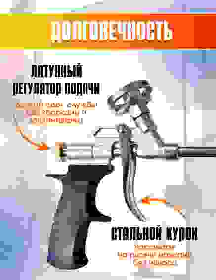 Пистолет для монтажной пены МС08