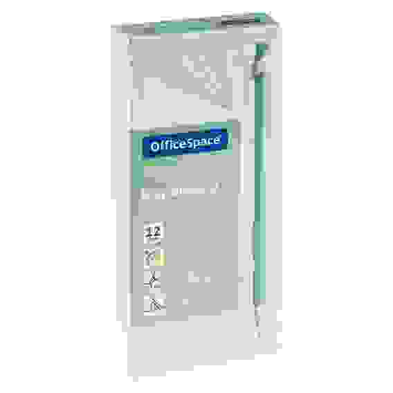 Карандаш механический OfficeSpace 0,7мм, грип, с ластиком, ассорти