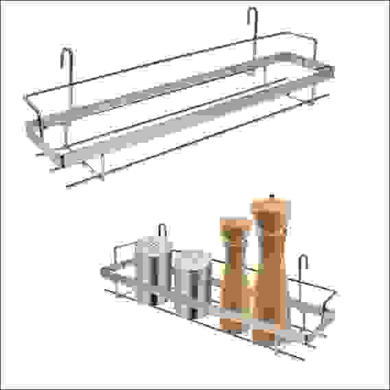 Полка для специй навесная на рейлинг 38*9*14 см AN52-128