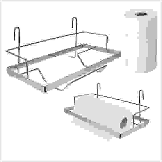 Полка для бумажных полотенец навесная на рейлинг 27*12*11,5 см AN52-129