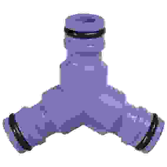 Тройник для разветвления или соединения, штуцерный, пласмассовый//PALISAD