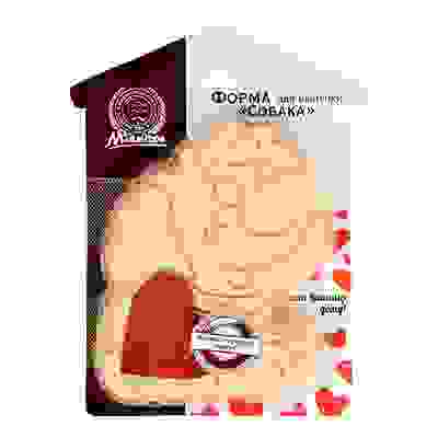 Форма из силикона \"Собака\" 25*21*4 см Marmiton /12