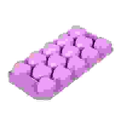 Форма силиконовая для льда, выпечки, мармелада &quot;Сердечки&quot; 21х10,5х2см 14 ячеек