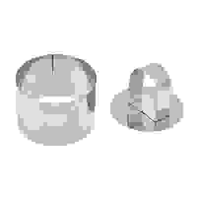 Форма с прессом для выкладки салатов и гарниров, круглая 6*4 см Marmiton /20