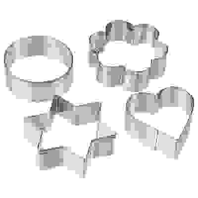 Формочки для печенья "Классика" (4 шт) 6 см, нержавеющая сталь Marmiton 48/24