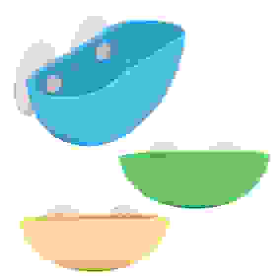 Подставка для губки и мыла 10*3,5см 3цв. VL34-78