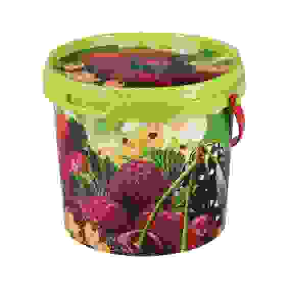 Ведро 1л с крышкой (ягоды) (уп.20)