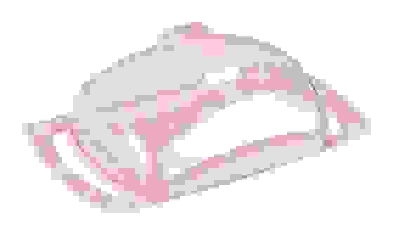 Маслёнка &quot;Горошек&quot; (бело-розовый) (уп.15)