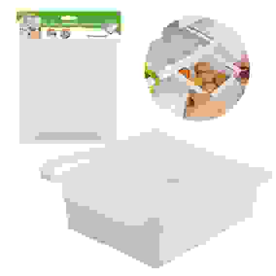 Контейнер-полка для холодильника. Размер 16х15,5х7см. VL80-164