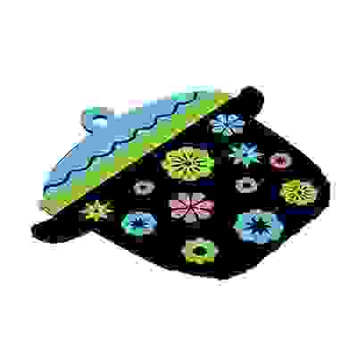 Подставка термостойкая из силикона \"Кастрюлька\" 19,5*16,5 см Marmiton /144/24