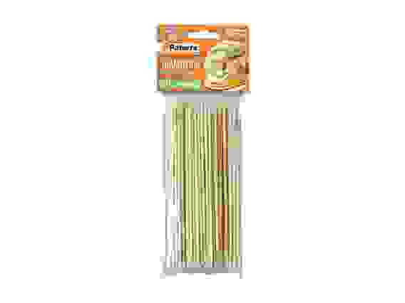 Шампуры для шашлыка, бамбук, 100 штук, d=3 мм х 200 мм, PATERRA